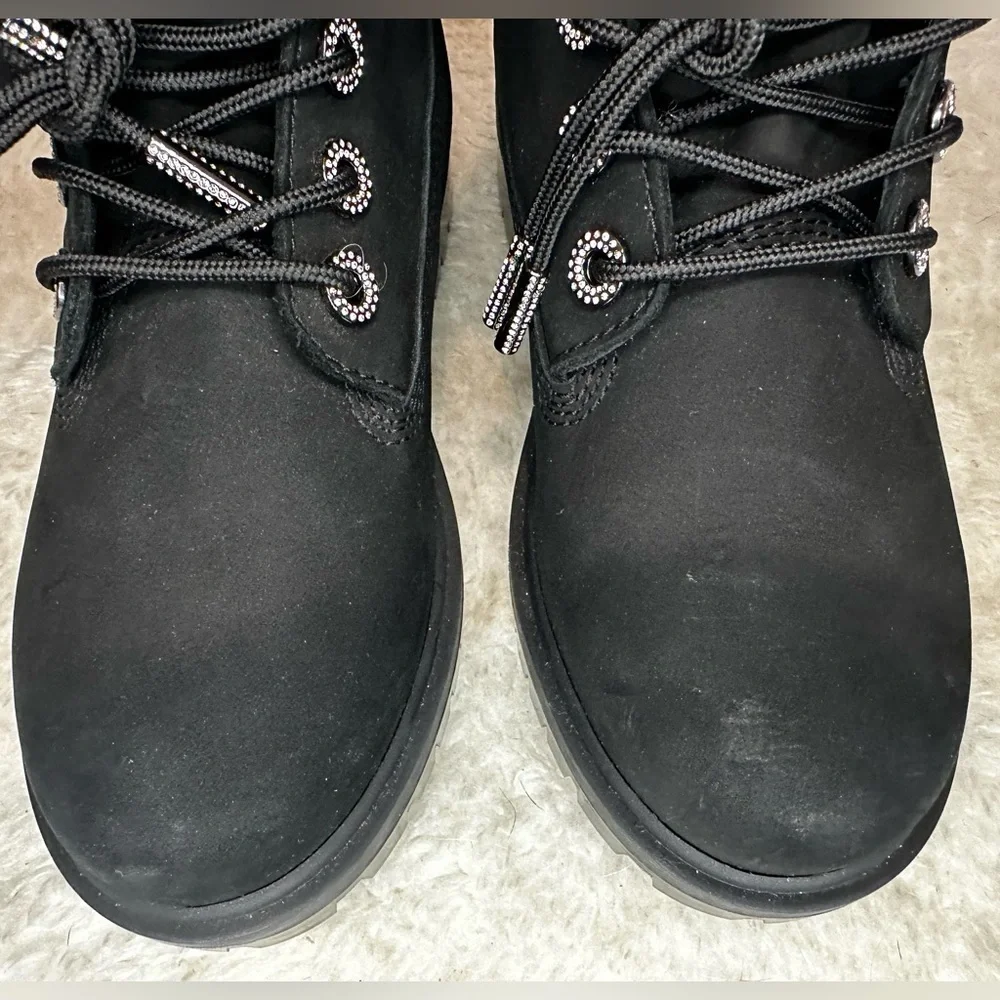 New JIMMY CHOO x Timberland embellished Swarovski boots Size 37 - Picture 8 of 15